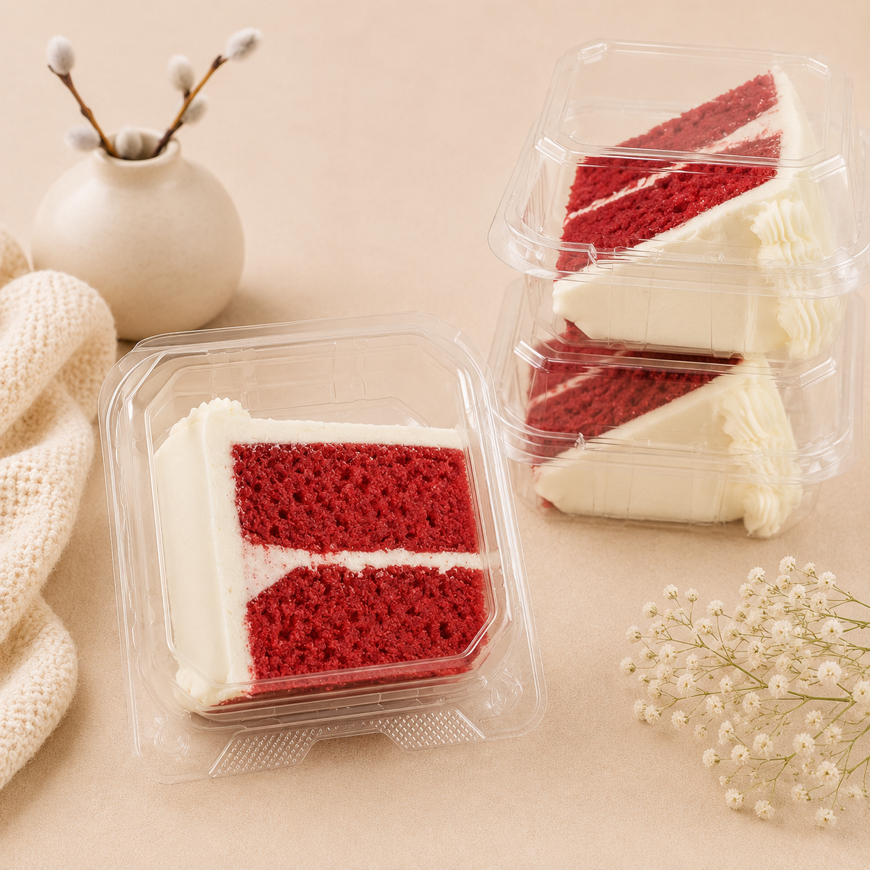 Red Velvet Cake Slice