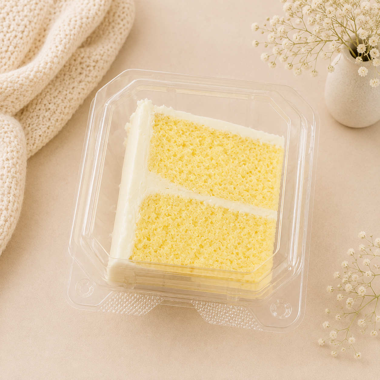 Lemon Cake Slice