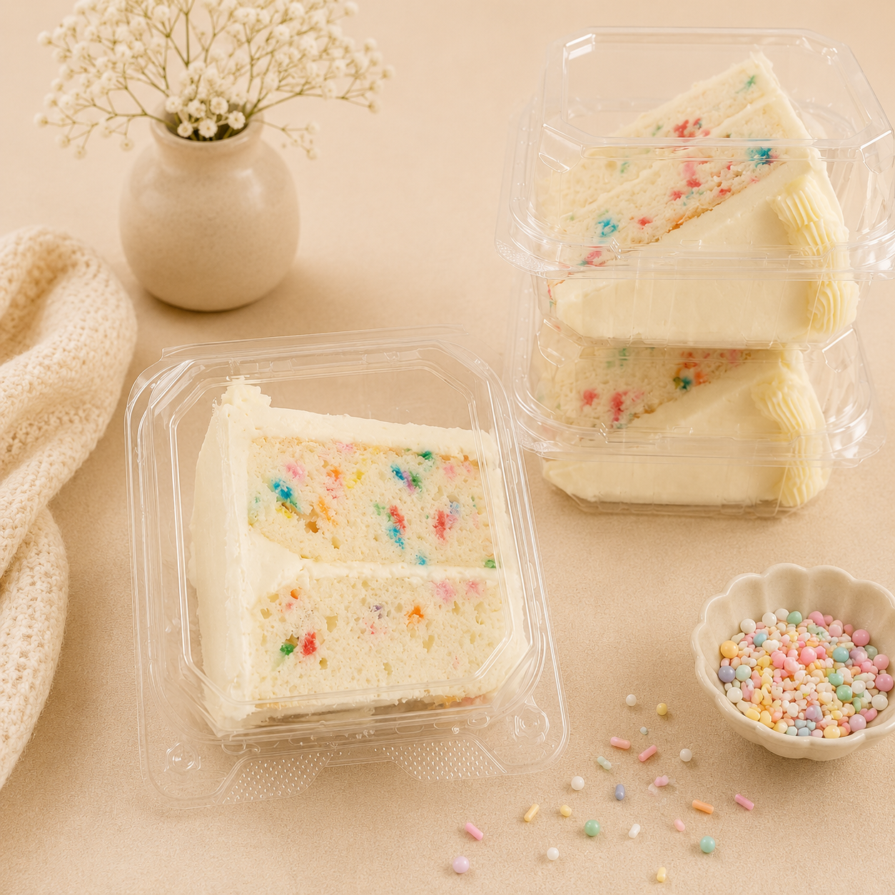 Funfetti Cake Slice