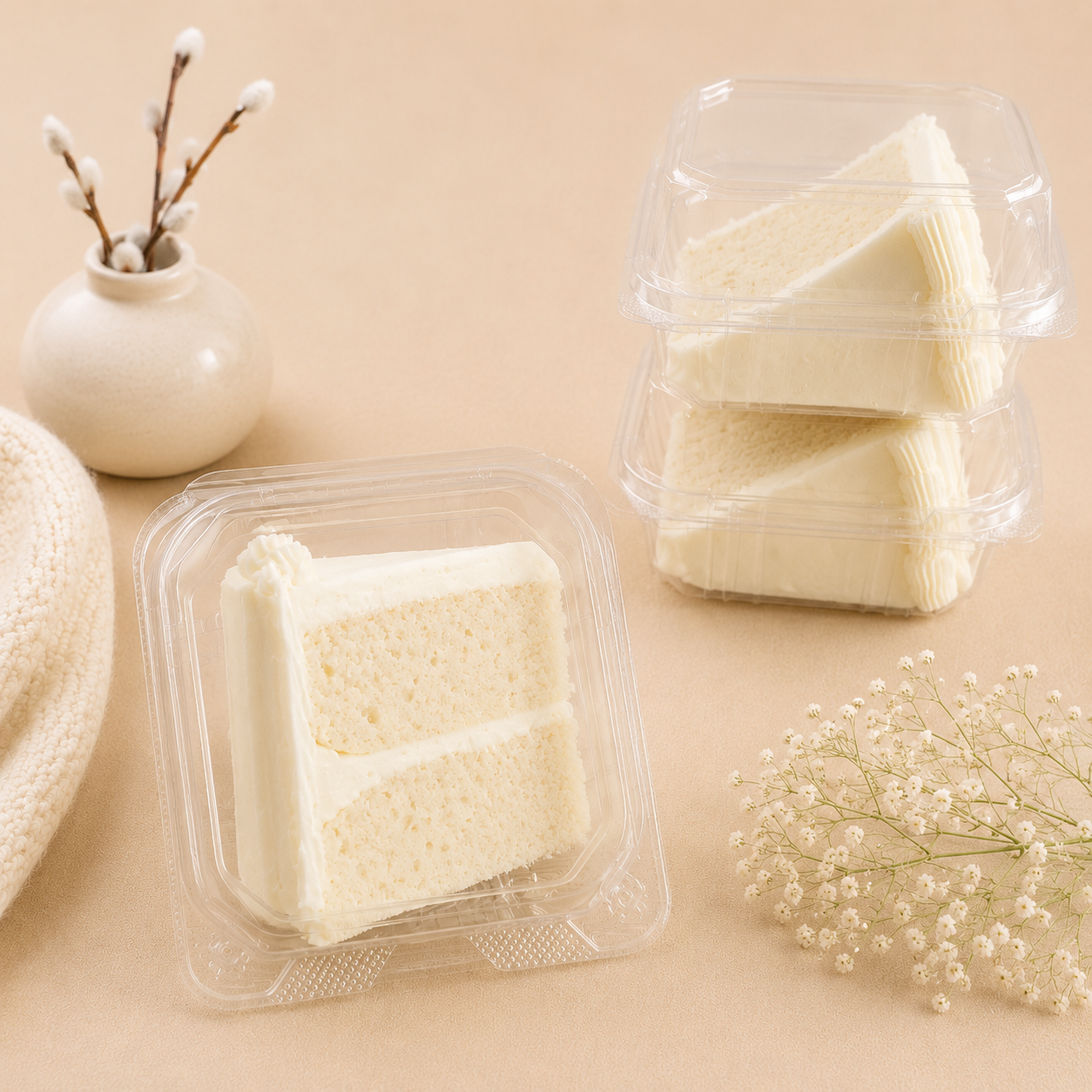 Vanilla Cake Slice