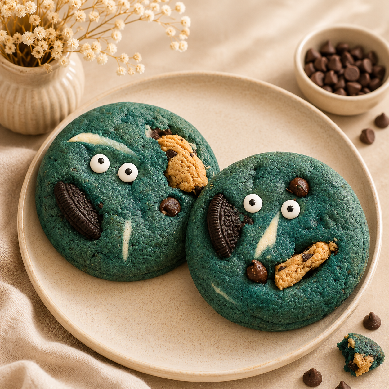 Cookie Monster Mini Deep Dish Cookie Cake